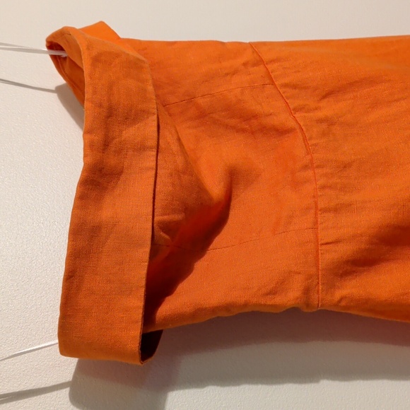 REFORMATION marcella linen strapless dress - size 2 - Picture 7 of 11